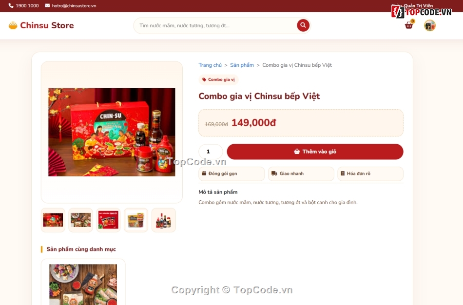 chinsu,web bán chinsu,sản phẩm chinsu